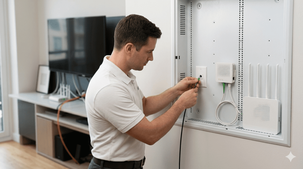 Fiber optic cable for telecom infrastructure projects
