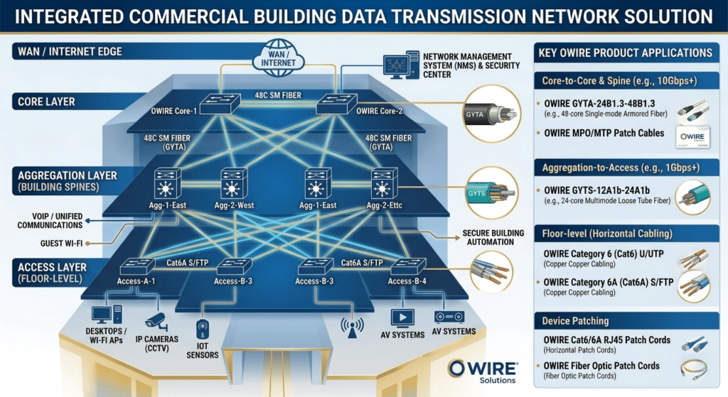 Commercial Building Integrated Cabling Solutions