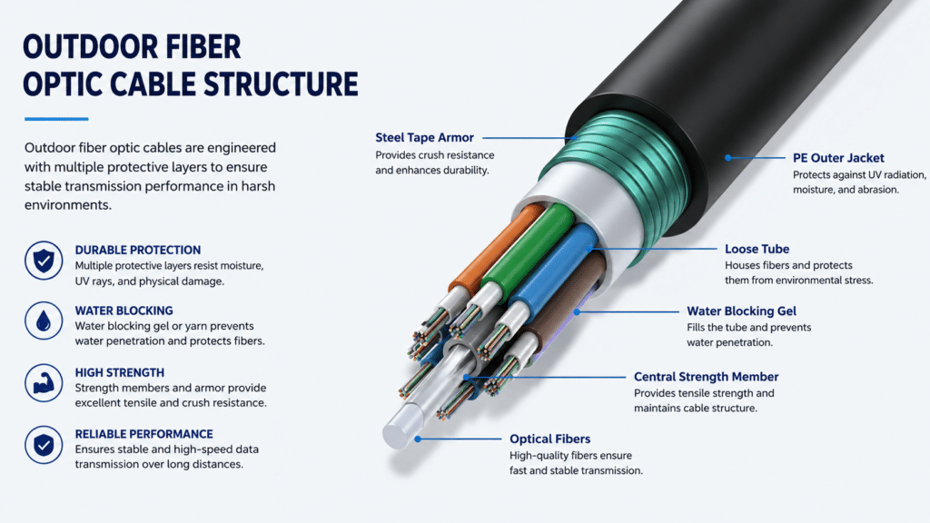 How to Choose the Right Outdoor Fiber Optic Cable for Your Project (2026 Guide)
