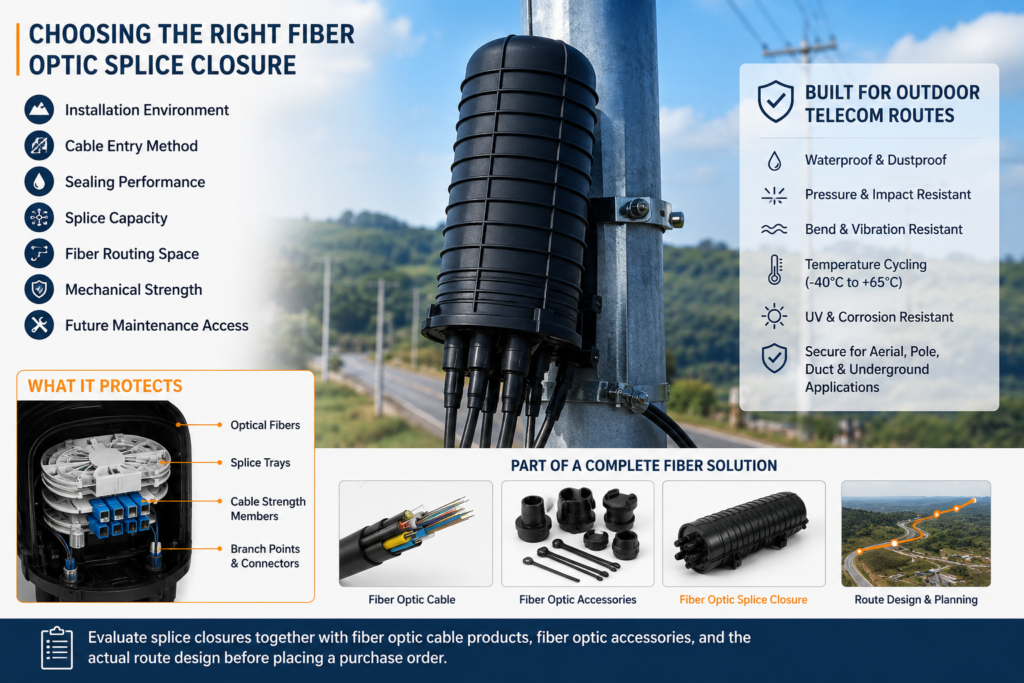 Fiber Optic Splice Closure Buying Guide: How to Choose the Right Closure for Outdoor Networks
