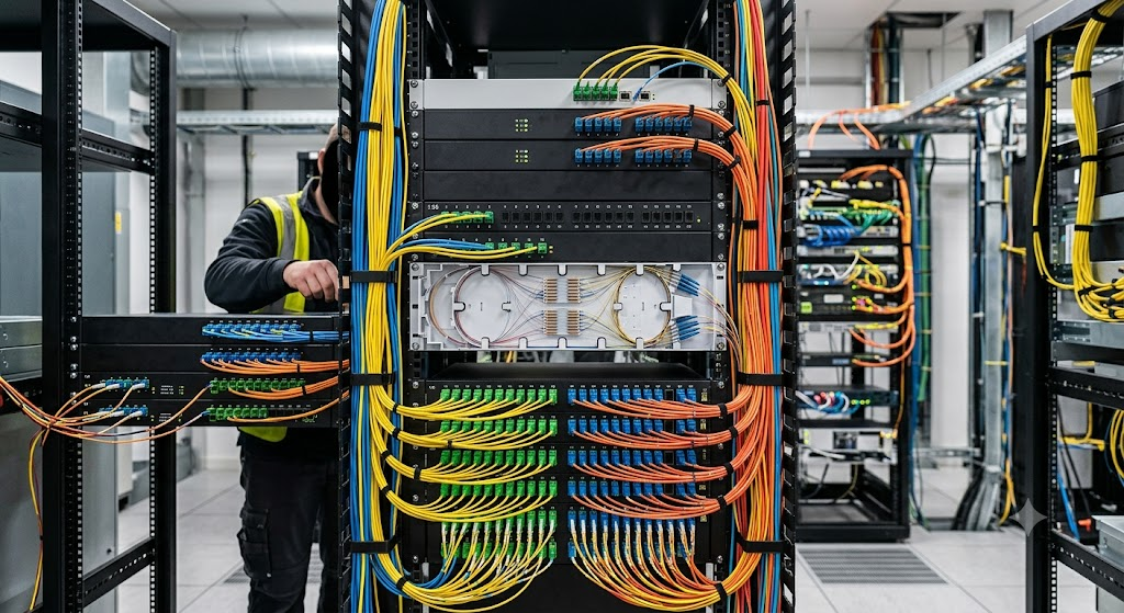 PLC fiber optic splitter for FTTH passive optical network
